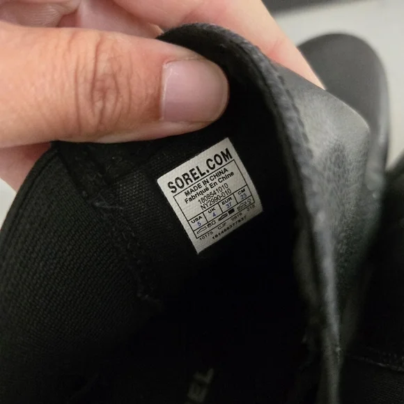 Sorel Joan of Arctic Leather Waterproof Wedge Ankle Boot Size Youth 5/Womens 6 - Picture 5 of 9